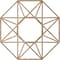 Ekena Millwork Guardian Wood Fretwork Pierced Ceiling Medallion, Red Oak, 20"OD x 7 3/4"ID x 3/8"T CMWP20X20X0375GDRO - alternate 4